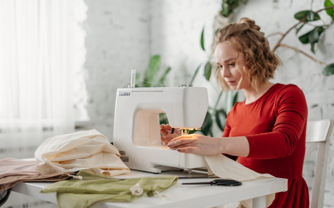 RMF - lady sewing